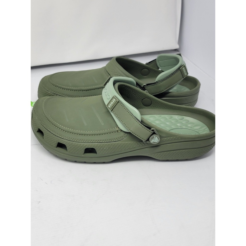 Crocs Yukon Vista II LiteRide Clogs Men Green Size 11 New with Tags - Picture 2 of 10